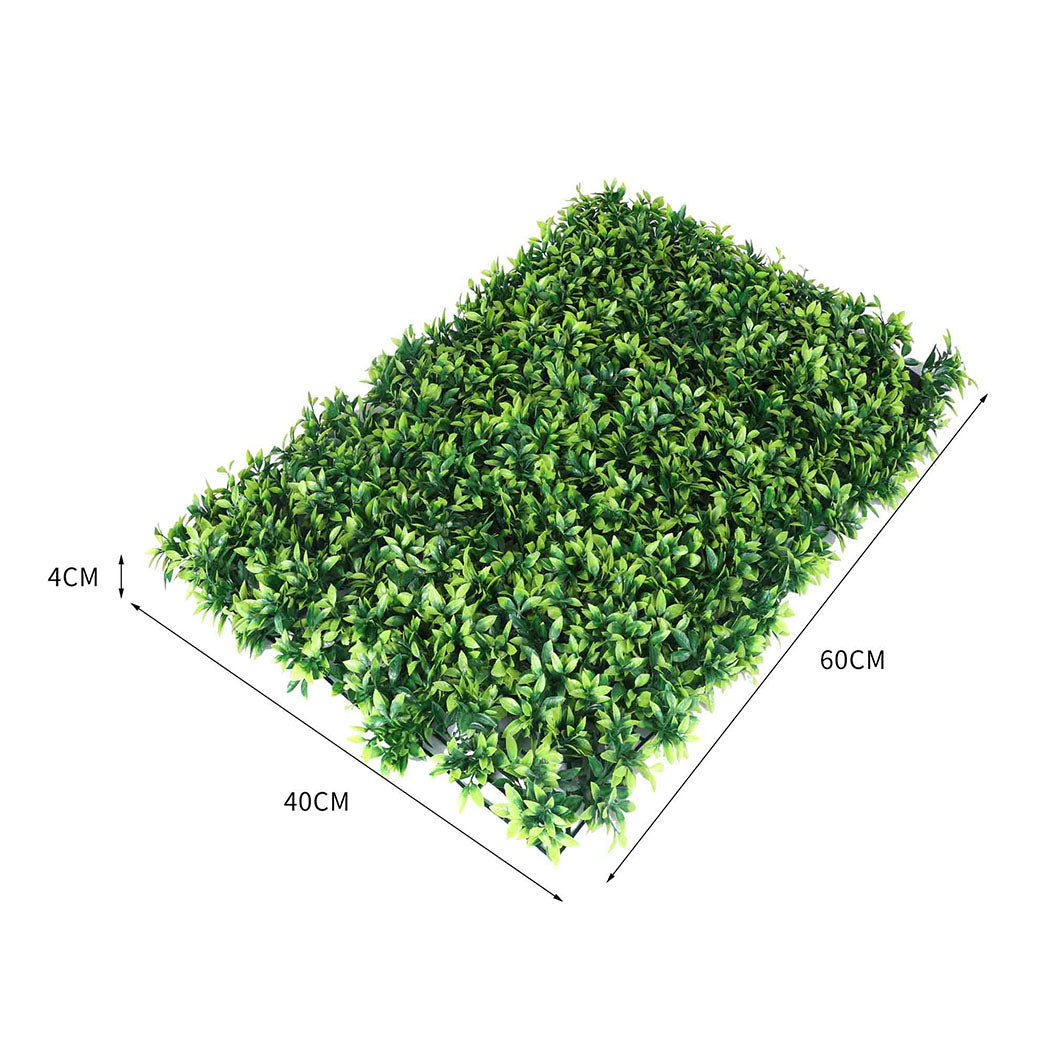 10pcs Artificial Boxwood Hedge Fence Fake Vertical Garden