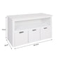 Kids Toy Storage Unit Organiser - White