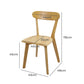 Felicity Set of 2 Dining Chairs Wooden Kitchen Chair - Natural