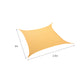 Sun Shade Sail Cloth Canopy Outdoor Awning Rectangle Cover - Beige 2x2.5