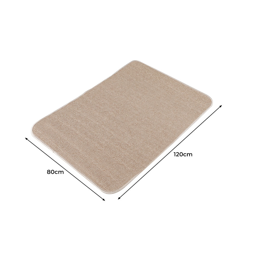 Aryana 80x120 Floor Rugs Sisal Floor Rug Mat Natural Living Room Bedroom Pad