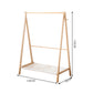 Clothes Stand Garment Drying Rack Hanger Organiser Wooden Rail Portable