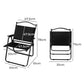 Set of 4 Camping Chair Folding Portable