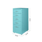 Levede 5 Drawer Office Cabinet Drawers Turquoise