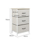 Levede Chest of 3 Drawers Bedside Table Beige