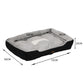 MEDIUM Dog Beds Pet Mattress Bedding - Black