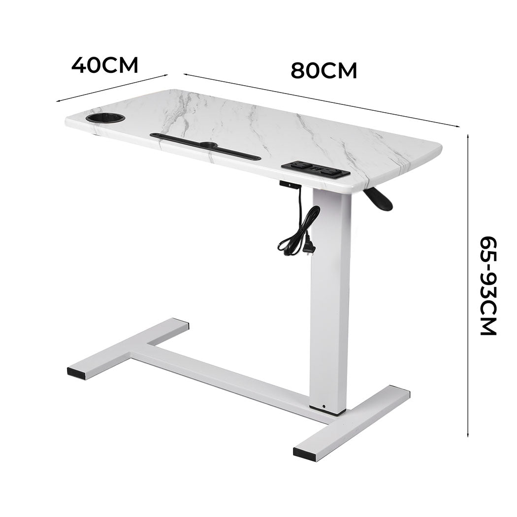 Levede Standing Desk Height Adjustable White