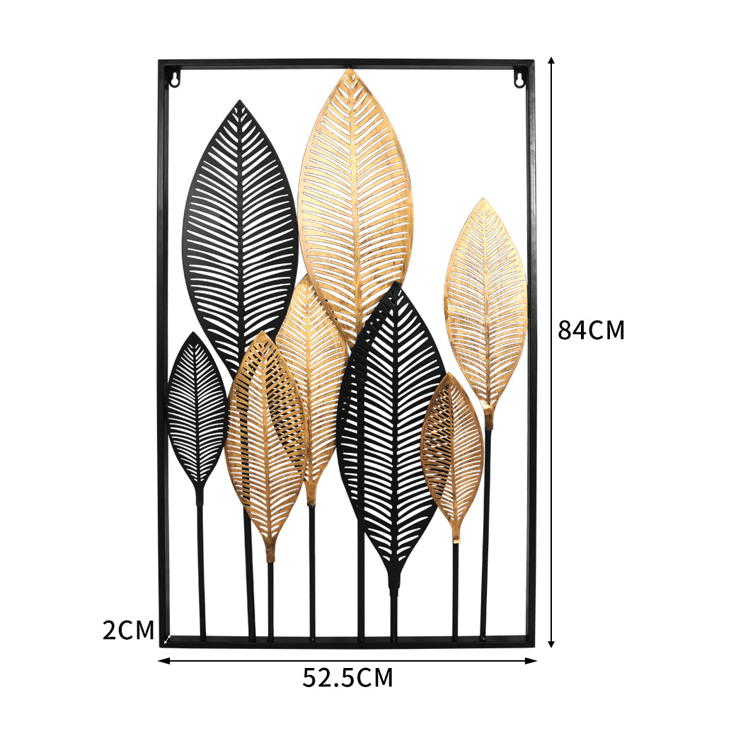 Large Metal Wall Art Hanging Leaf Tree of Life Home Decor Sculpture Garden