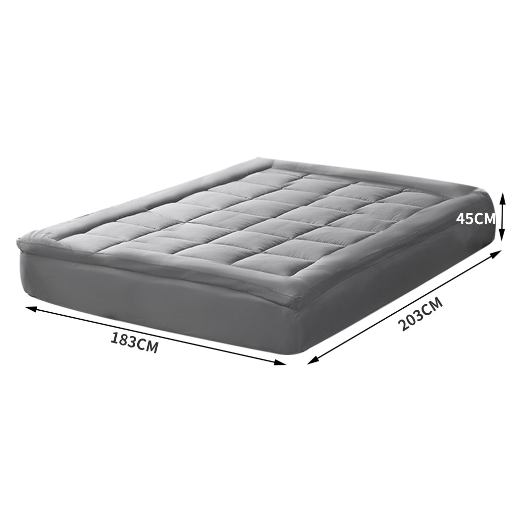 King DreamZ Mattress Topper Bamboo Fibre