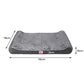 Sheltie Dog Beds Pet Orthopedic Sofa Bedding Soft Warm Mat Mattress Cushion - Grey LARGE