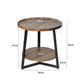 Ingrif Coffee Table Coffee Side End Table - Brown