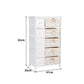 Chest Of 5 Drawers Wood Storage Cabinet Bedroom Furniture