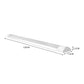 10Pcs LED Slim Ceiling Batten Light Daylight 120cm Cool white 6500K 4ft