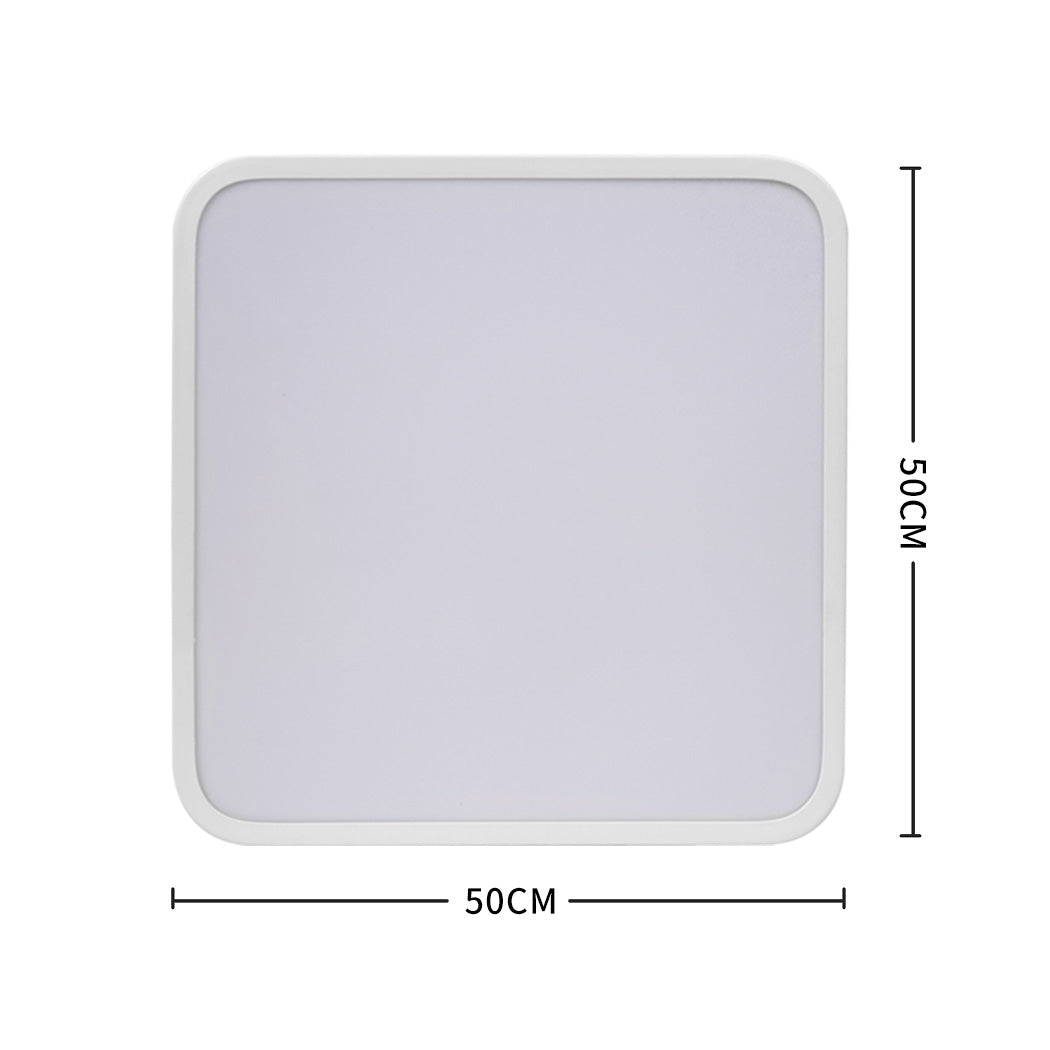 3-Colour Ultra-Thin 5cm Led Ceiling Light Modern Surface Mount 72W White