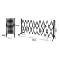 Garden Gate Security Pet Baby Fence Barrier Safety Aluminum Indoor Outdoor - Black