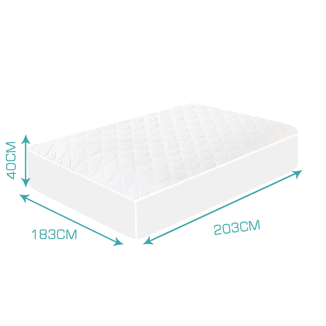 King DreamZ Fitted Waterproof Bed Mattress Protector