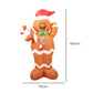 Gingerbread Man 1.5M Christmas Inflatable Gingerbread Man Xmas Decor LED Lights Outdoor