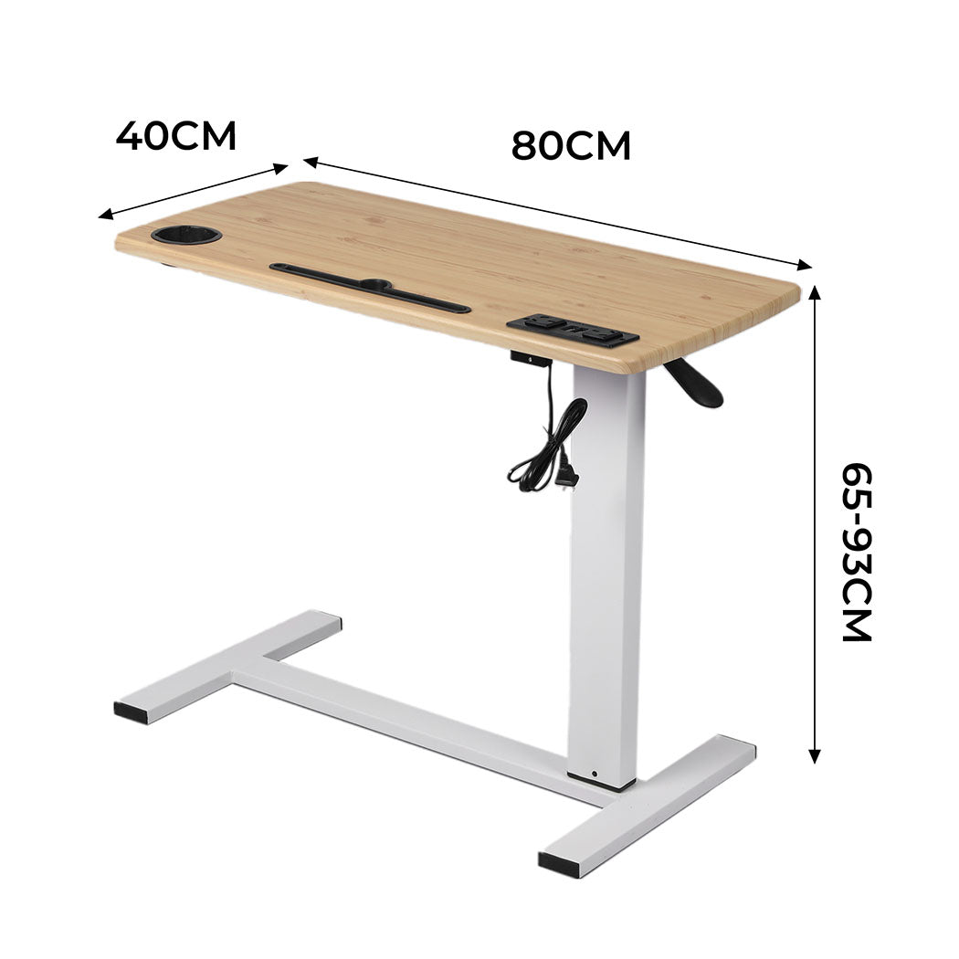 Levede Standing Desk Height Adjustable Oak