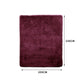 Amira 200x230 Designer Soft Shaggy Floor Confetti Rug - Burgundy