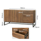 Buffet Sideboard Storage Cabinet - Walnut