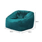 Bean Bag Chair Cover Soft Velvet Home Game Seat Lazy Sofa Cover Large