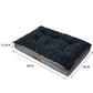 MEDIUM Dog Beds Calming Warm Soft Plush Comfy - Grey