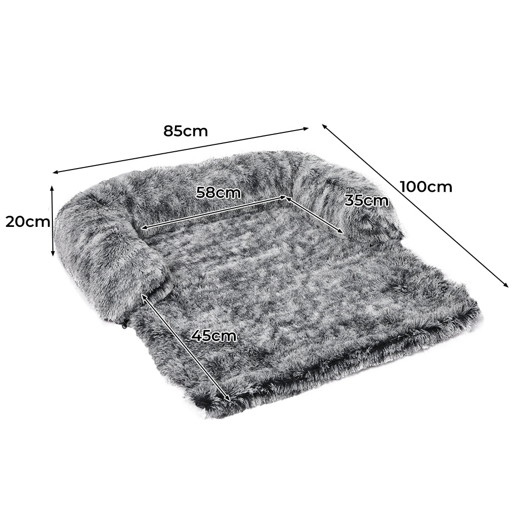 LARGE Dog Beds Pet Protector Sofa Cover - Charcoal