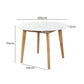 Dining Table Round Rubberwood Base 100cm - White