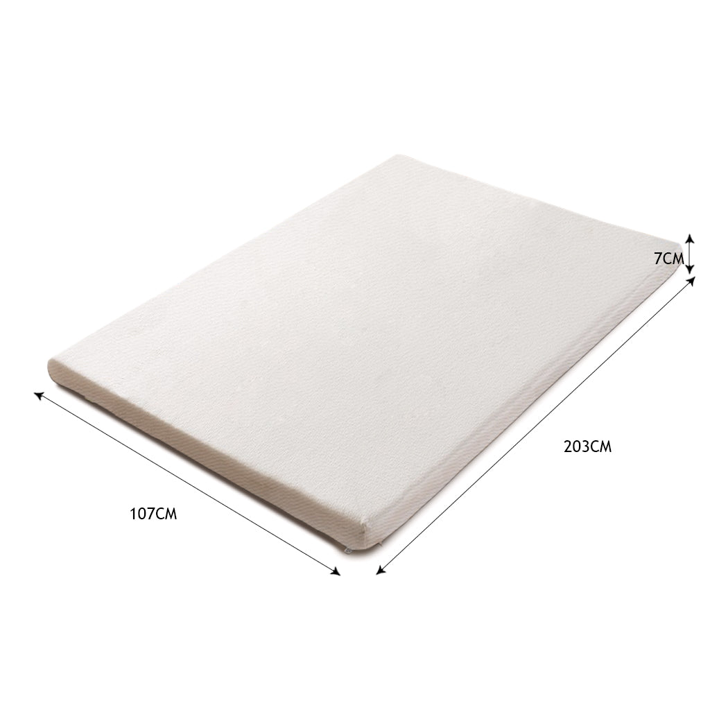 King Single DreamZ 7cm Memory Foam Bed Mattress