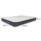 Dara 18cm Mattress Spring Premium Bed Top Foam Medium Firm - Queen