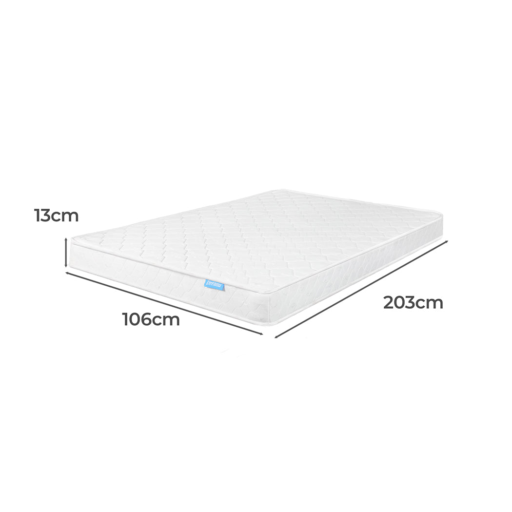 Zera 13cm Mattress Spring Coil Bonnell Bed Sleep Foam Medium Firm - King Single