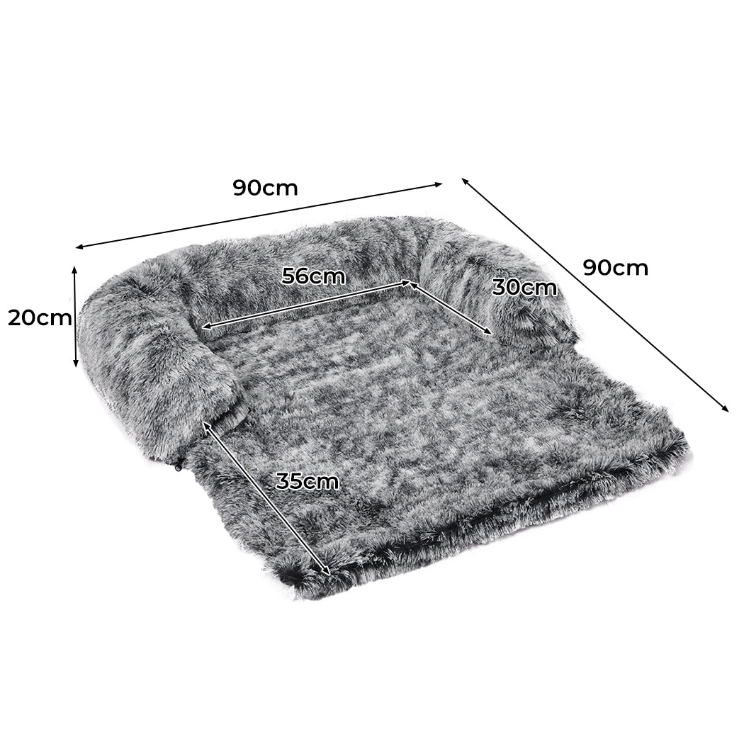 MEDIUM Dog Beds Pet Protector Sofa Cover - Charcoal