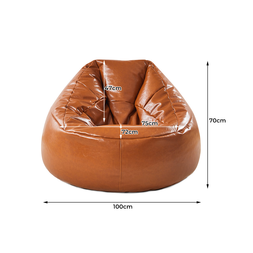 Bean Bag Large Indoor Lazy Chairs Couch Lounger Kids Adults Sofa Cover Beanbag