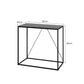 2-Tier Console Table Office Furniture - Black