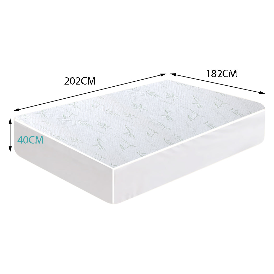 King DreamZ Fully Fitted Waterproof Breathable Mattress Protector