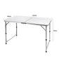 Folding Camping Table Aluminium Portable Picnic Outdoor Foldable Tables 120CM