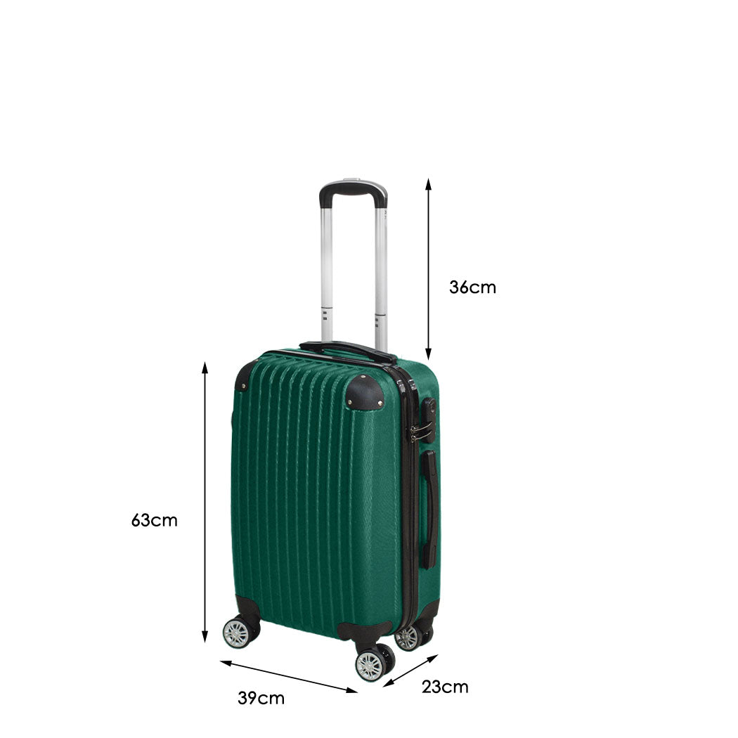 24" Luggage Suitcase Code - Green