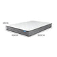 Fina 23cm Spring Mattress Pocket Bed Coil Sleep Foam Extra Firm - Queen