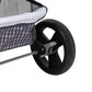 Pet Stroller 4 Wheels Dog Cat Cage Puppy Pushchair Travel Walk Carrier Pram