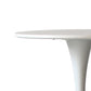 Set of 2 Round Bar Table Pub Tables - White