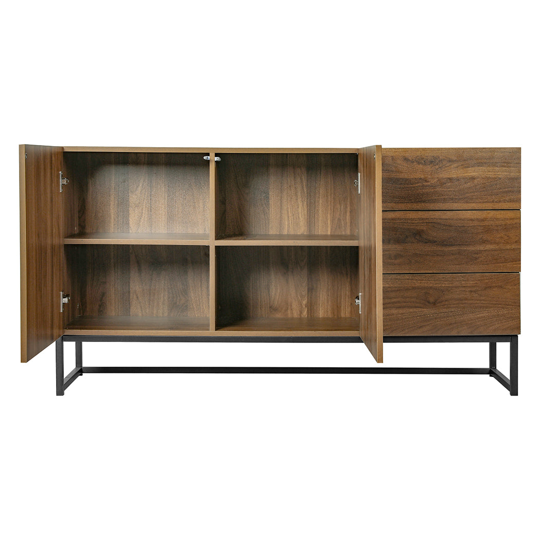 Buffet Sideboard Storage Cabinet - Walnut