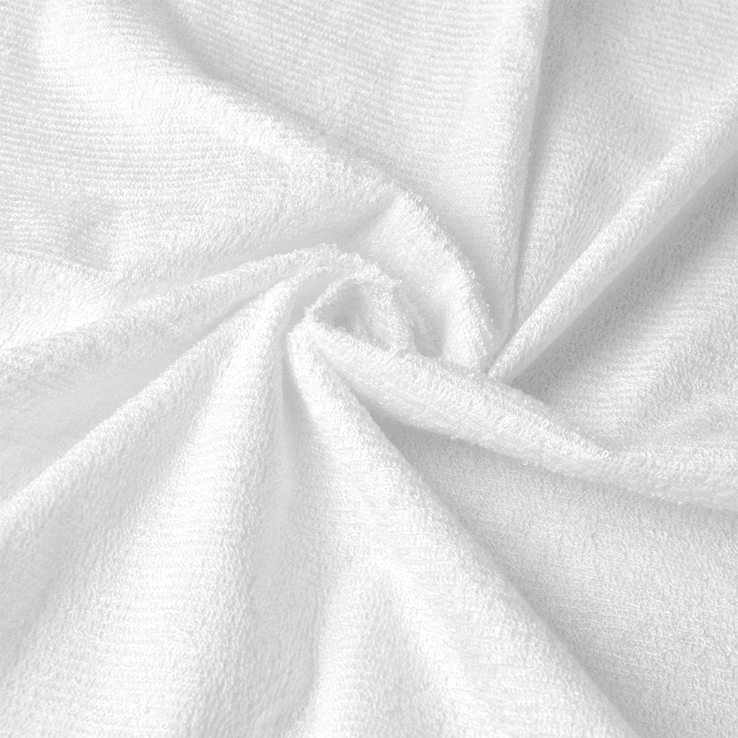 DOUBLE 140gsm Mattress Protector Pillowtop - White