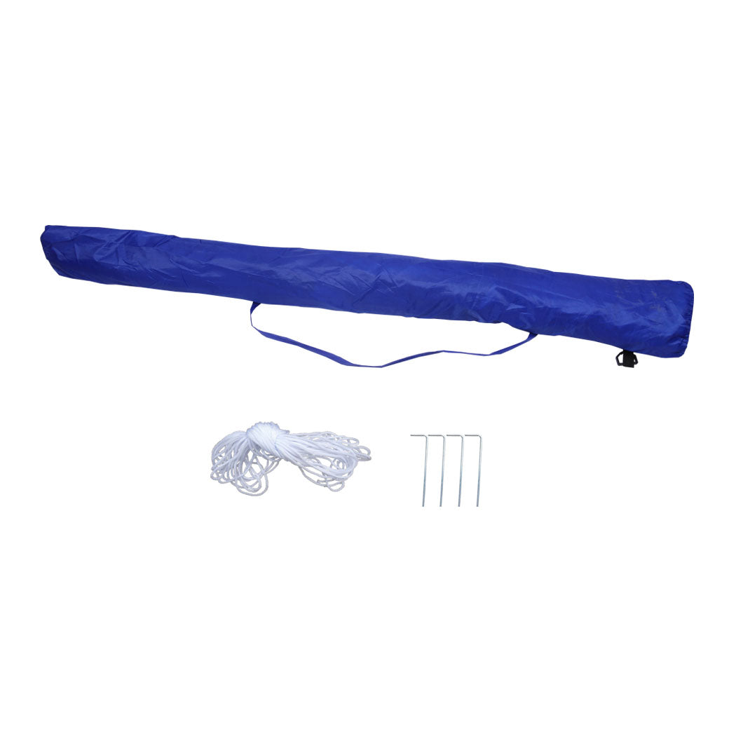 Mountview Beach Umbrella Outdoor Umbrellas Blue 2.13M