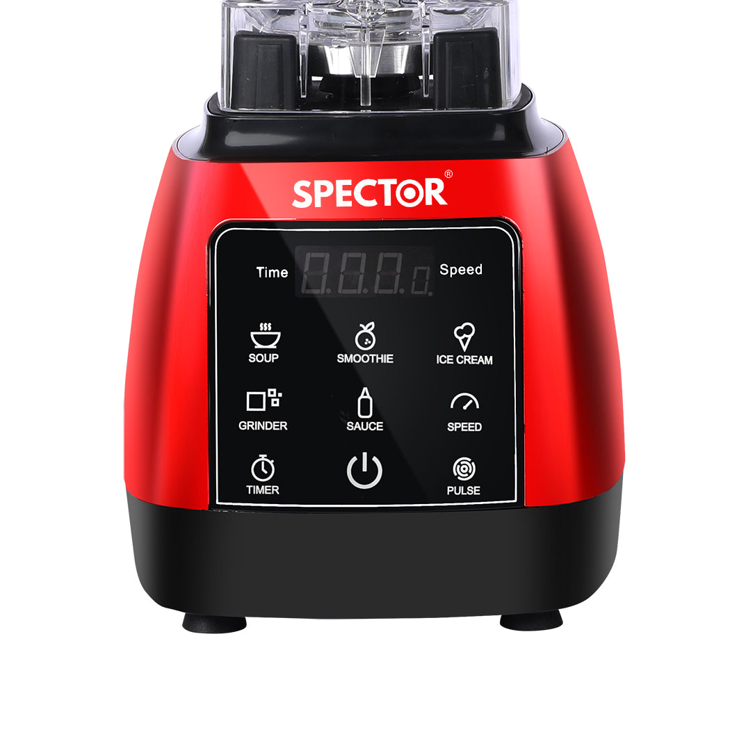 Spector 2L Commercial Blender Mixer Red