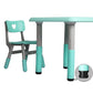 Patsey 3-Piece Kids Table & Chairs Set Children Furniture Toys Play Study Desk - Green