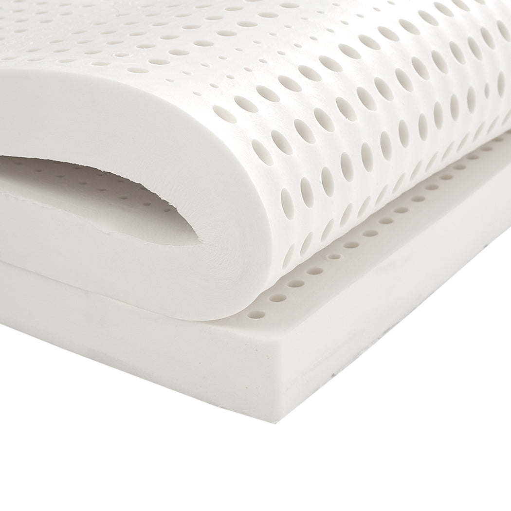 King DreamZ Latex Mattress Topper Natural