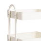 4 Tiers Kitchen Trolley Cart Steel Storage Rack Shelf Organiser White