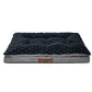 MEDIUM Dog Beds Calming Warm Soft Plush Comfy - Grey