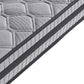 Charlotte 22cm Spring Foam Mattress Medium Firm Dark Grey - Single