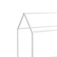 Sasha Bed Frame Wooden Timber House Frame Wood Base Platform - White Single